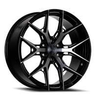 Vossen HF6-4 17x9" 6x135mm 87.1mm CB 0mm Gloss Black Tinted