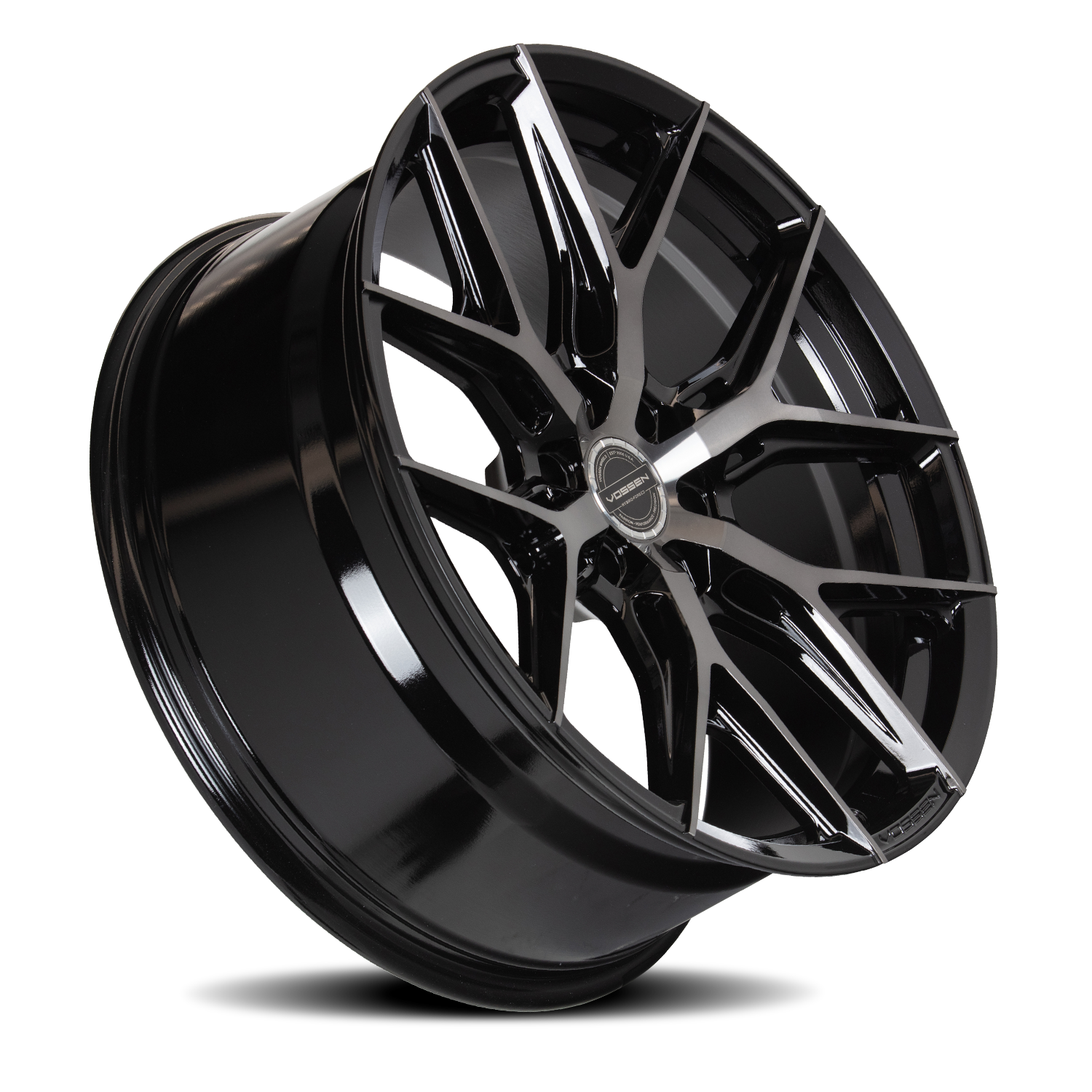 Vossen Wheels HF6-4 GBT 24x10 +25 6x135mm 87.1mm Gloss Black Tinted - Wheel Warehouse