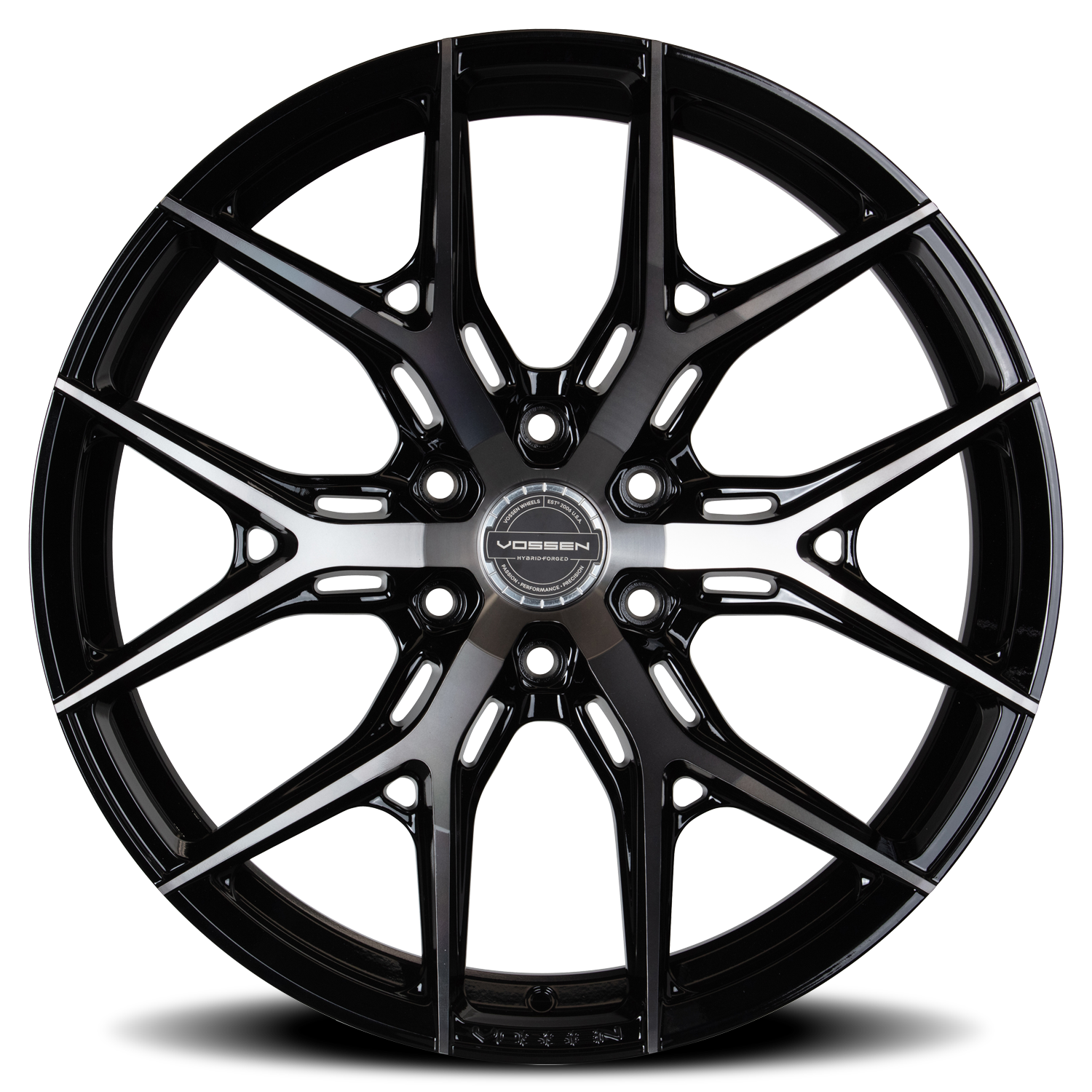 Vossen Wheels HF6-4 GBT 24x10 +25 6x135mm 87.1mm Gloss Black Tinted - Wheel Warehouse