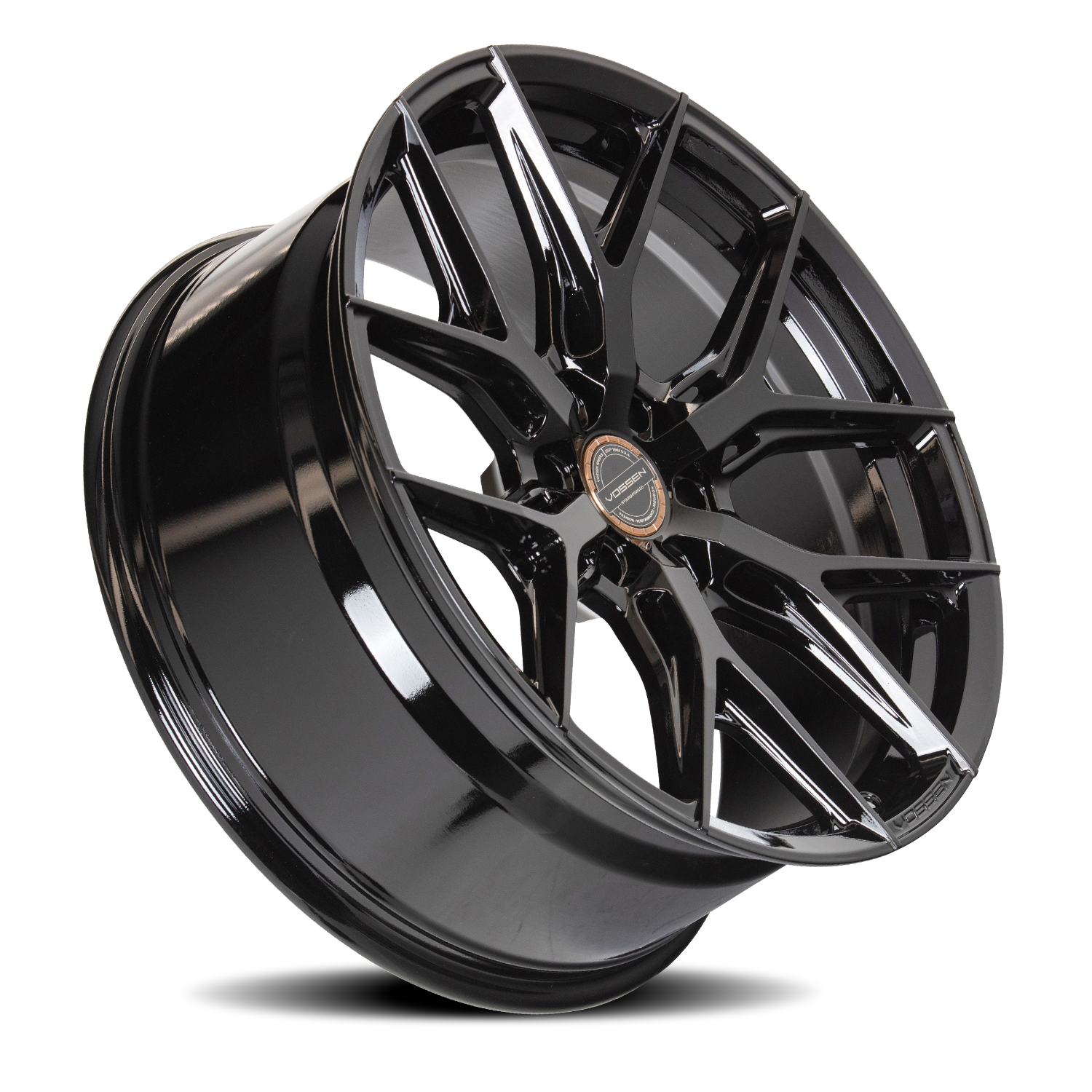 Vossen Wheels HF6-4 GB 20x9.5 +15 6x139.7mm 106.1mm Gloss Black - Wheel Warehouse