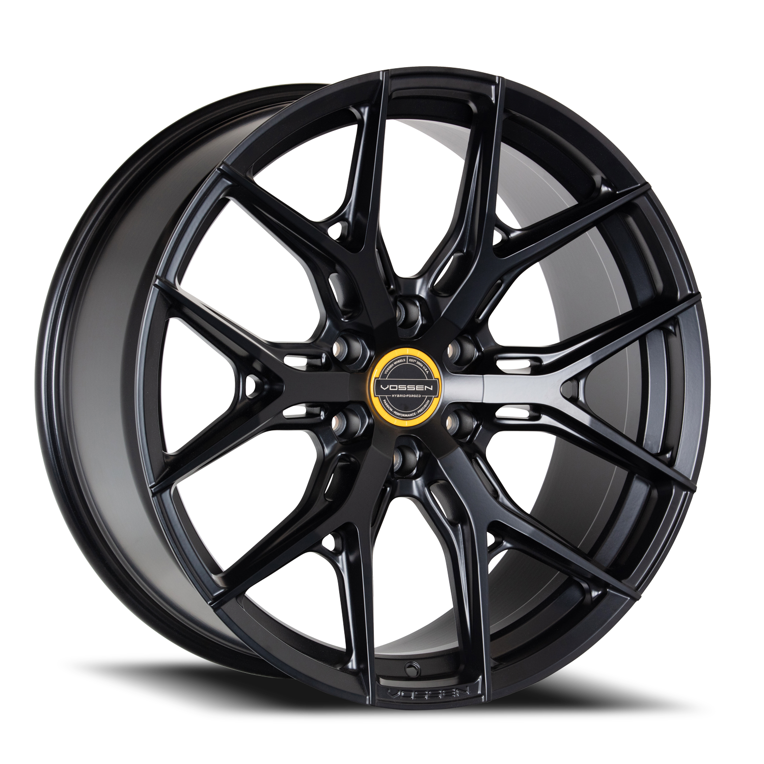 Vossen Wheels HF6-4 SB 22x9.5 +20 6x139.7mm 106.1mm Satin Black - Wheel Warehouse