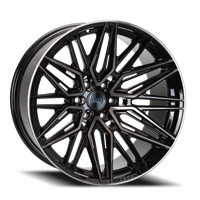 Vossen HF6-5 24x10" 6x135mm 87.1mm CB +35mm Gloss Black Tinted