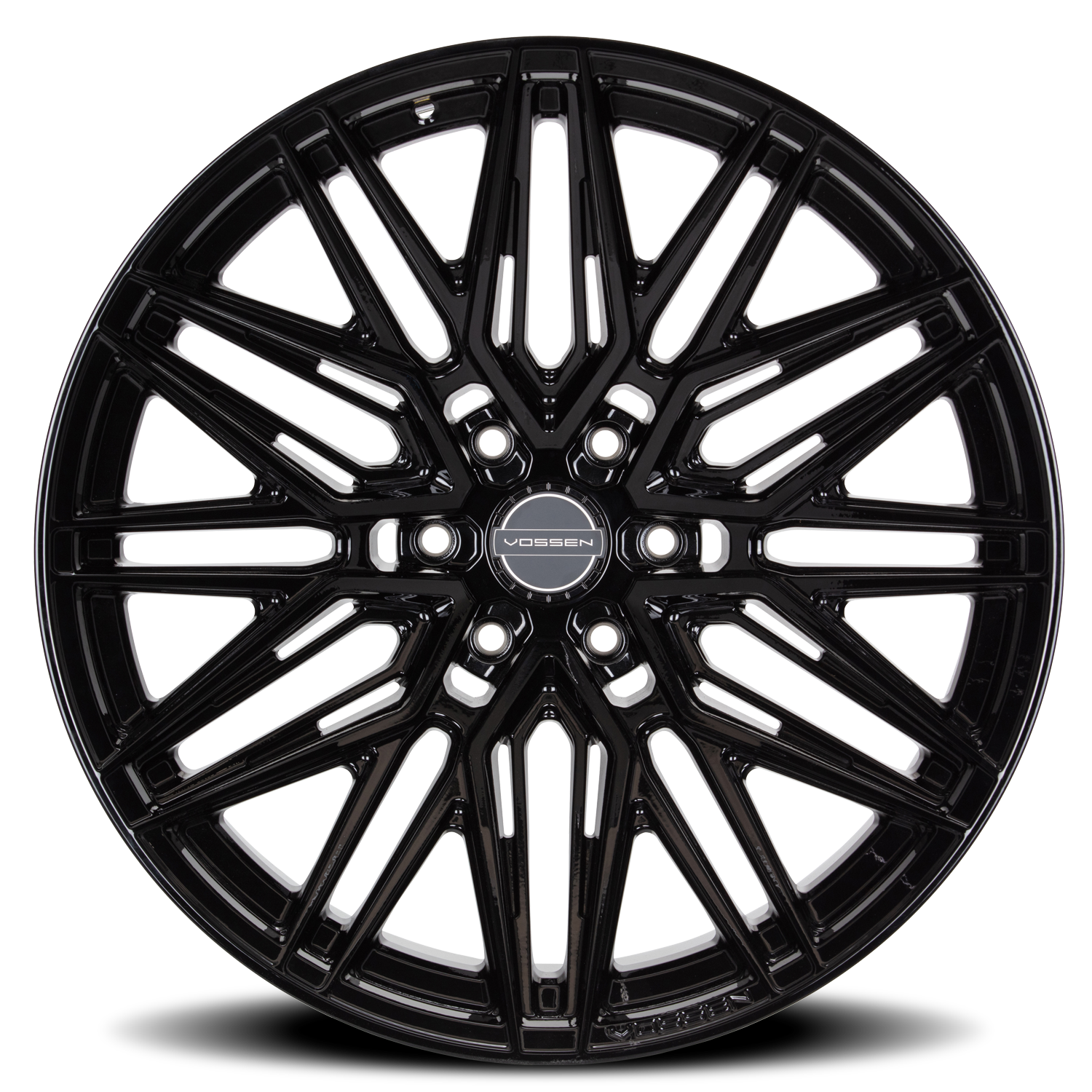Vossen Wheels HF6-5 GB 24x10 +25 6x135mm 87.1mm Gloss Black - Wheel Warehouse