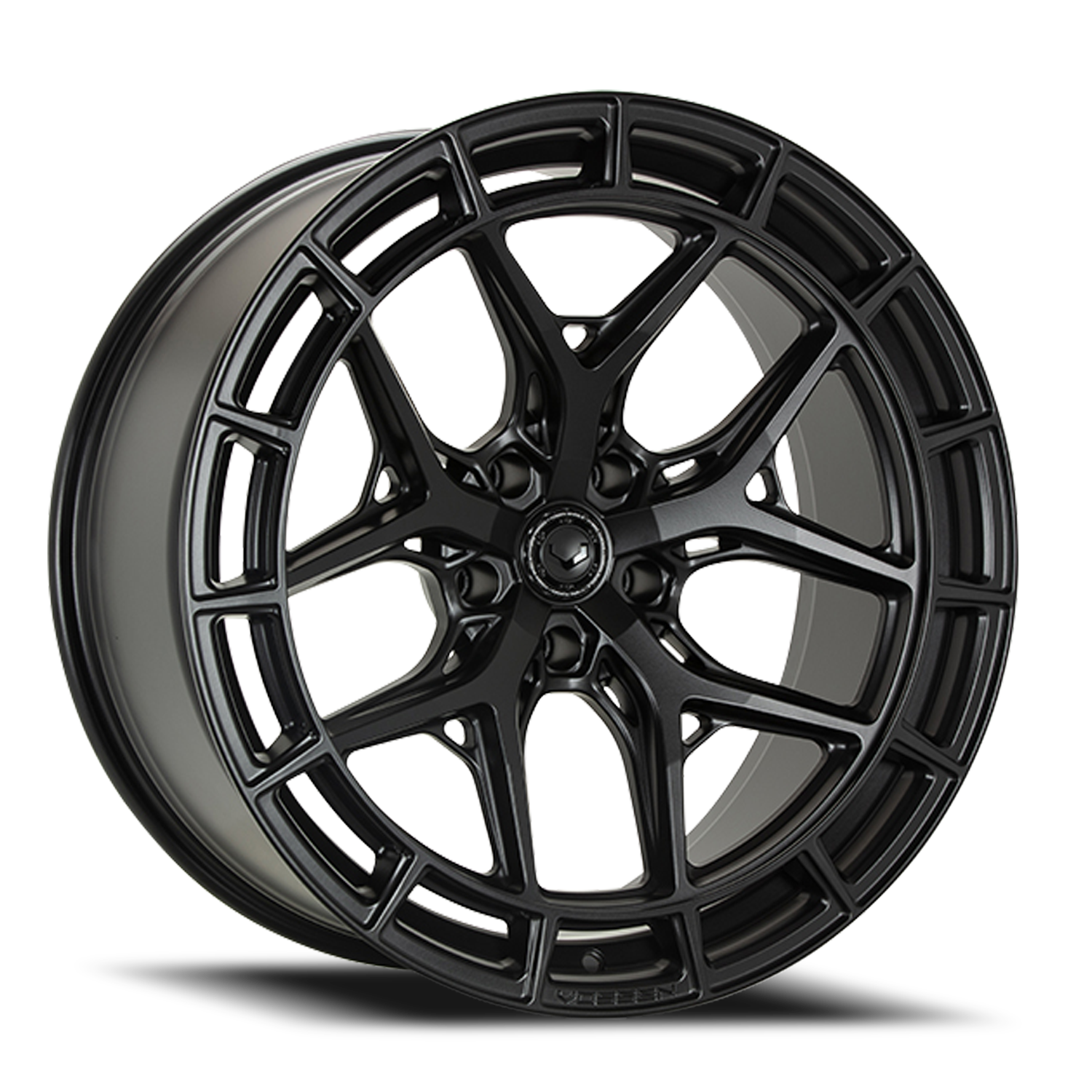 Vossen Wheels HFX1 SB 22x10 -18 5x127mm 71.5mm Satin Black - Wheel Warehouse