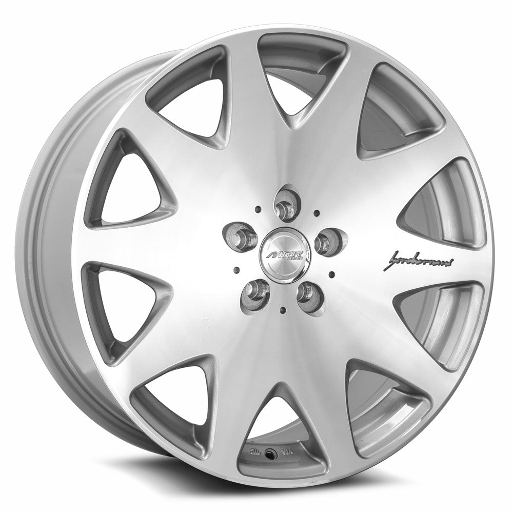MRR HR3 19x8.5 35 5x120mm 72.6mm Silver Machined Face