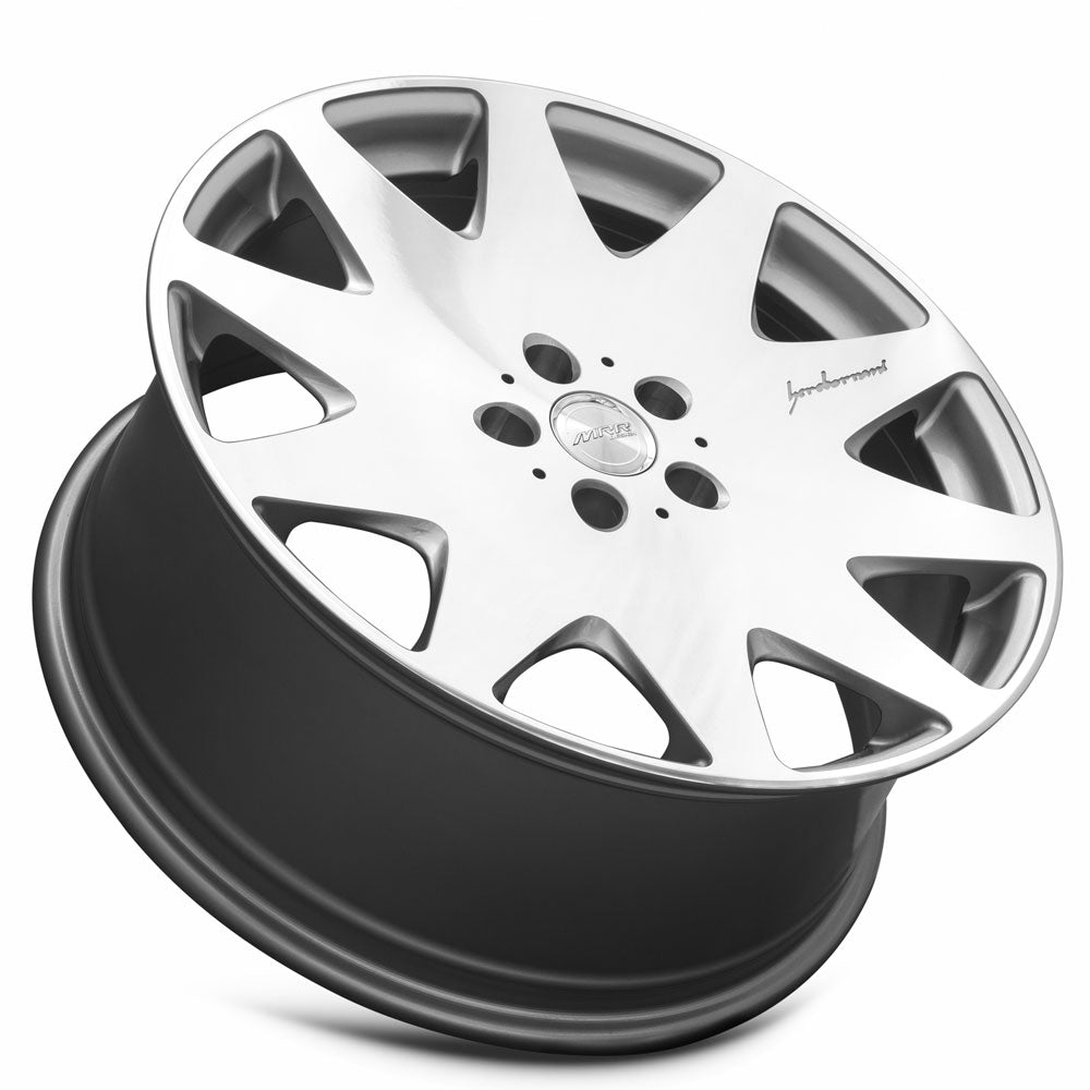 MRR HR3 20x8.5 35 5x112mm 73.1mm Silver Machined Face