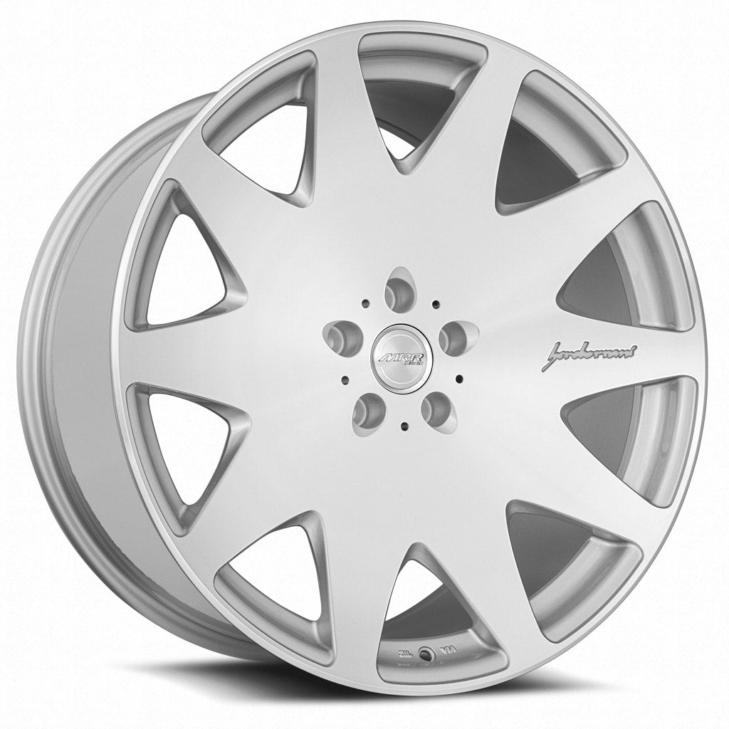 MRR HR3 22x10.5 40 5x114.3mm 73.1mm Silver Machined Face