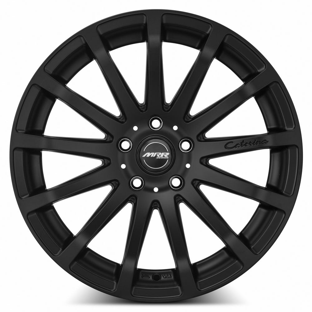 MRR HR9 18x9.5 25 5x112mm 66.6mm Matte Black