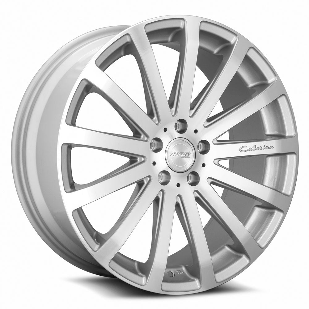 MRR HR9 20x8.5 20 5x120mm 72.6mm Silver Machined Face