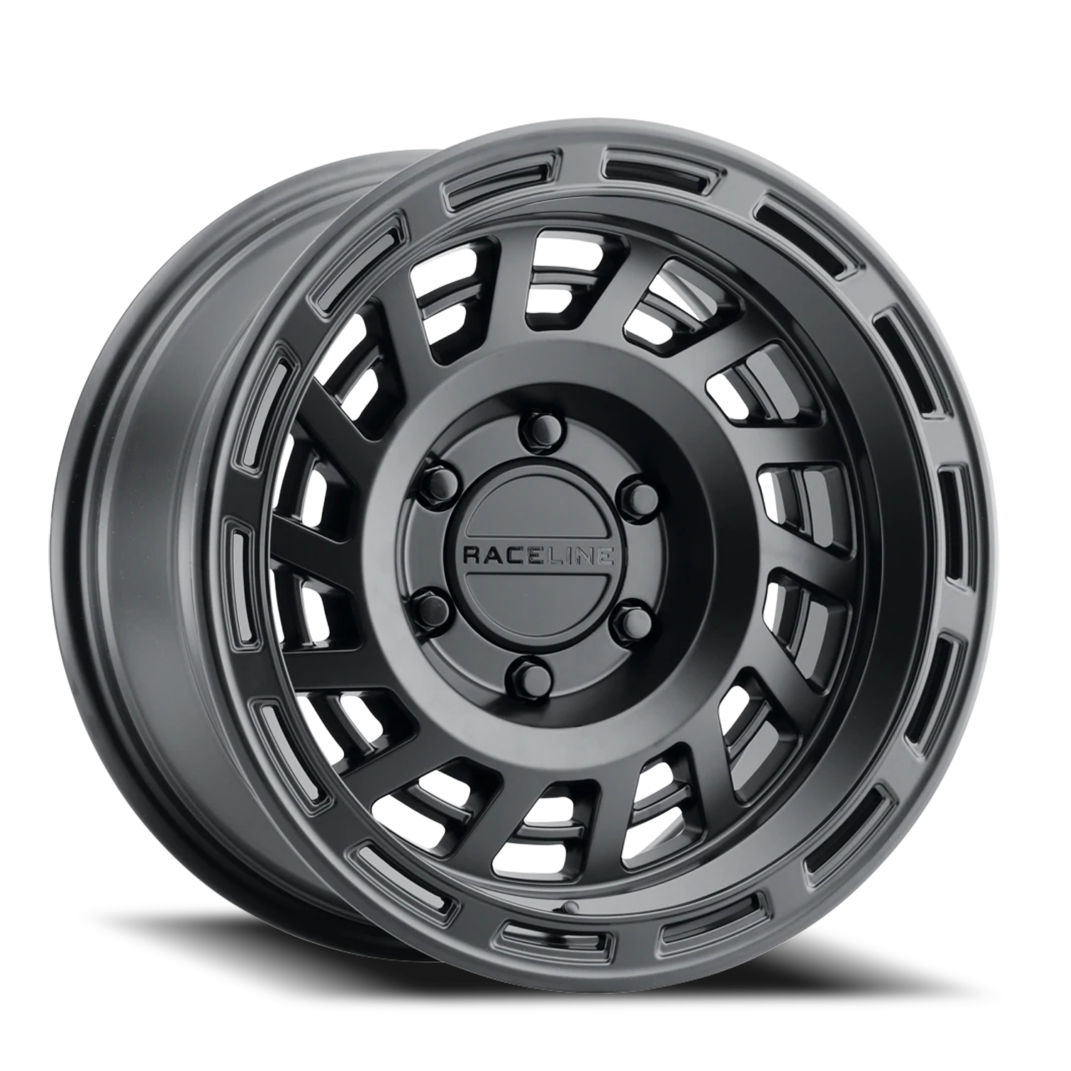 Raceline Halo 17x9" 5x127mm 78.1mm CB -12mm Satin Black