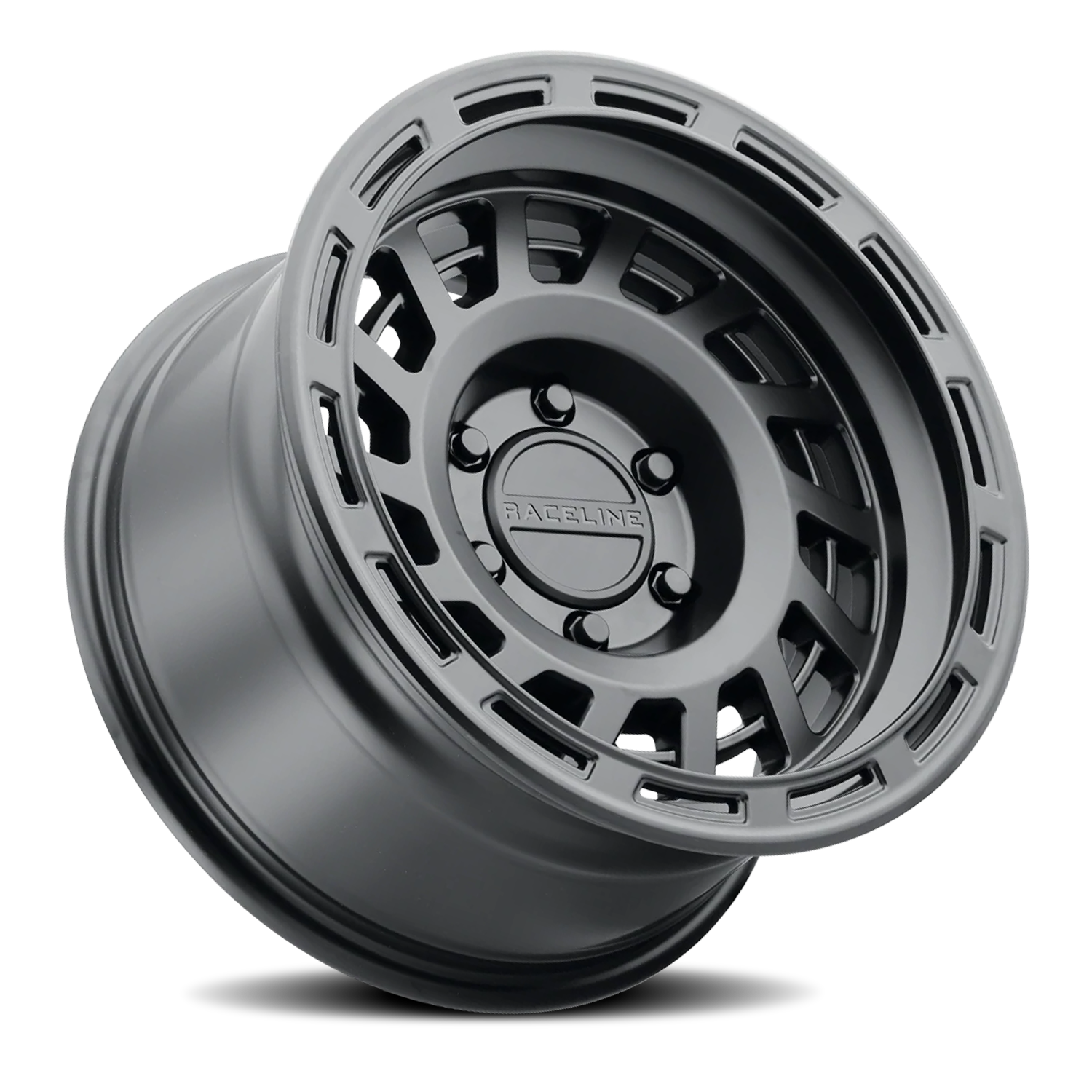 Raceline Halo 18x9" 6x139.7mm 106.1mm CB +18mm Satin Black
