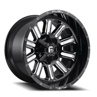 Fuel Hardline 18x9" 5x114.3mm 78.1mm CB -12mm Gloss Black Milled