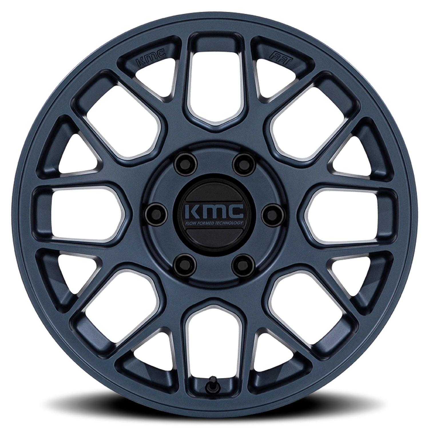 KMC Hatchet 17x8.5" 6x139.7mm 106.1mm CB -10mm Metallic Blue