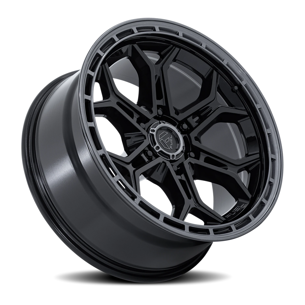 Fuel Heathen 20x9 +20 6x139.7mm 106.1mm Gloss Black Gloss Gunmetal Lip