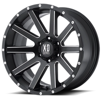 XD Series Heist 20x10" 6x135mm 87.1mm CB -24mm Satin Black Milled