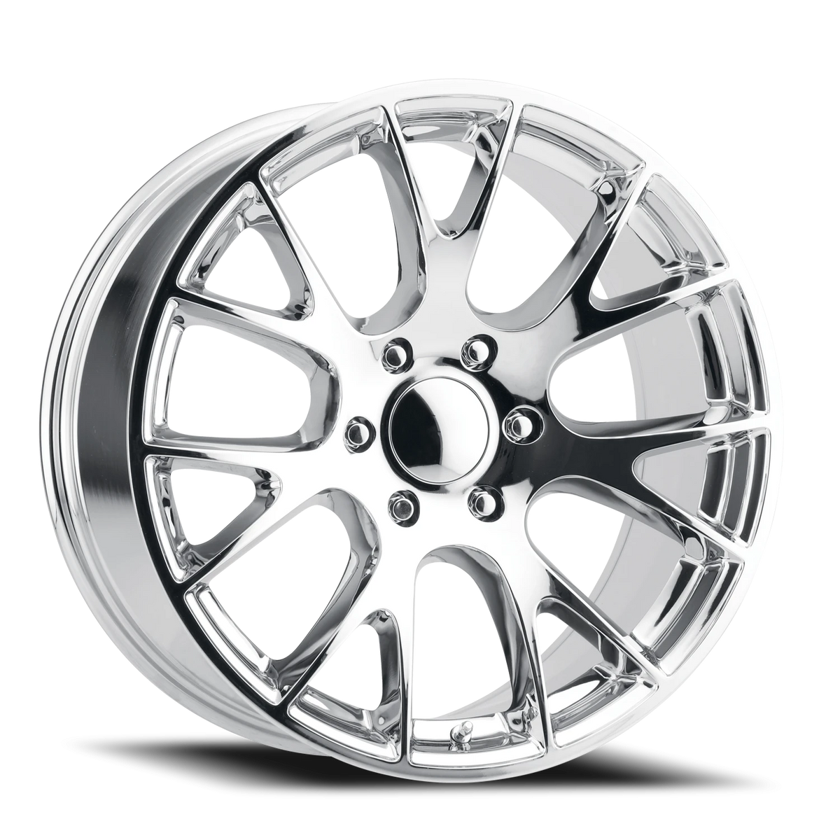 Replica Alloys Hellcat 22x9 +24 6x139.7mm 78.1mm Chrome