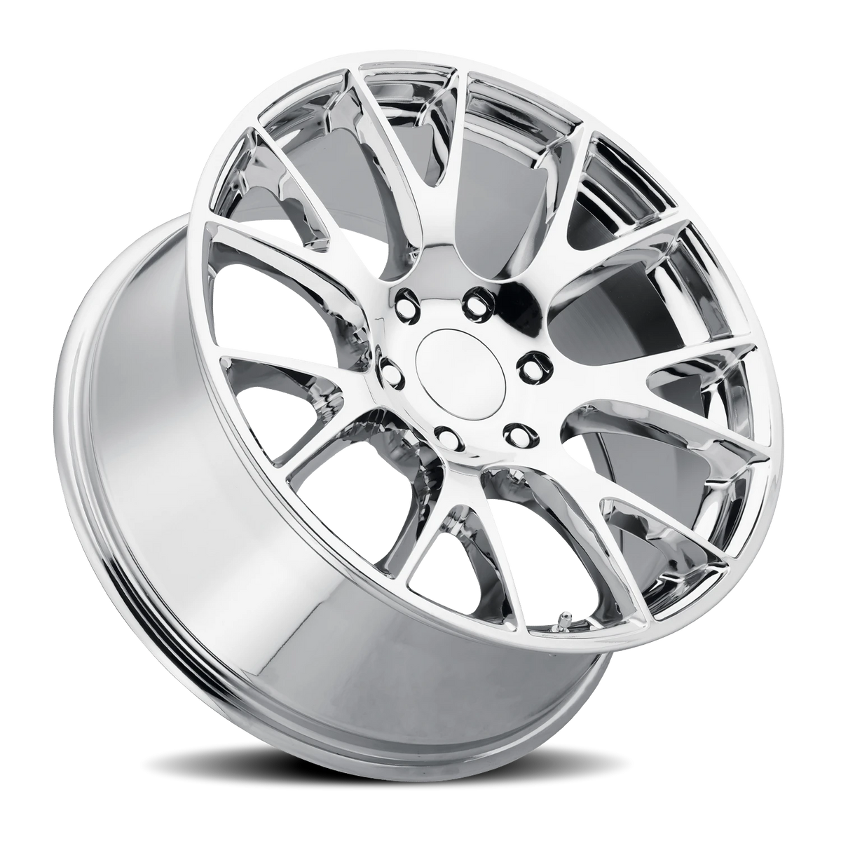 Replica Alloys Hellcat 22x9 +24 6x139.7mm 78.1mm Chrome