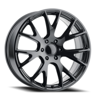 Replica Alloys Hellcat 20x10.5 +25 5x115mm Gloss Black