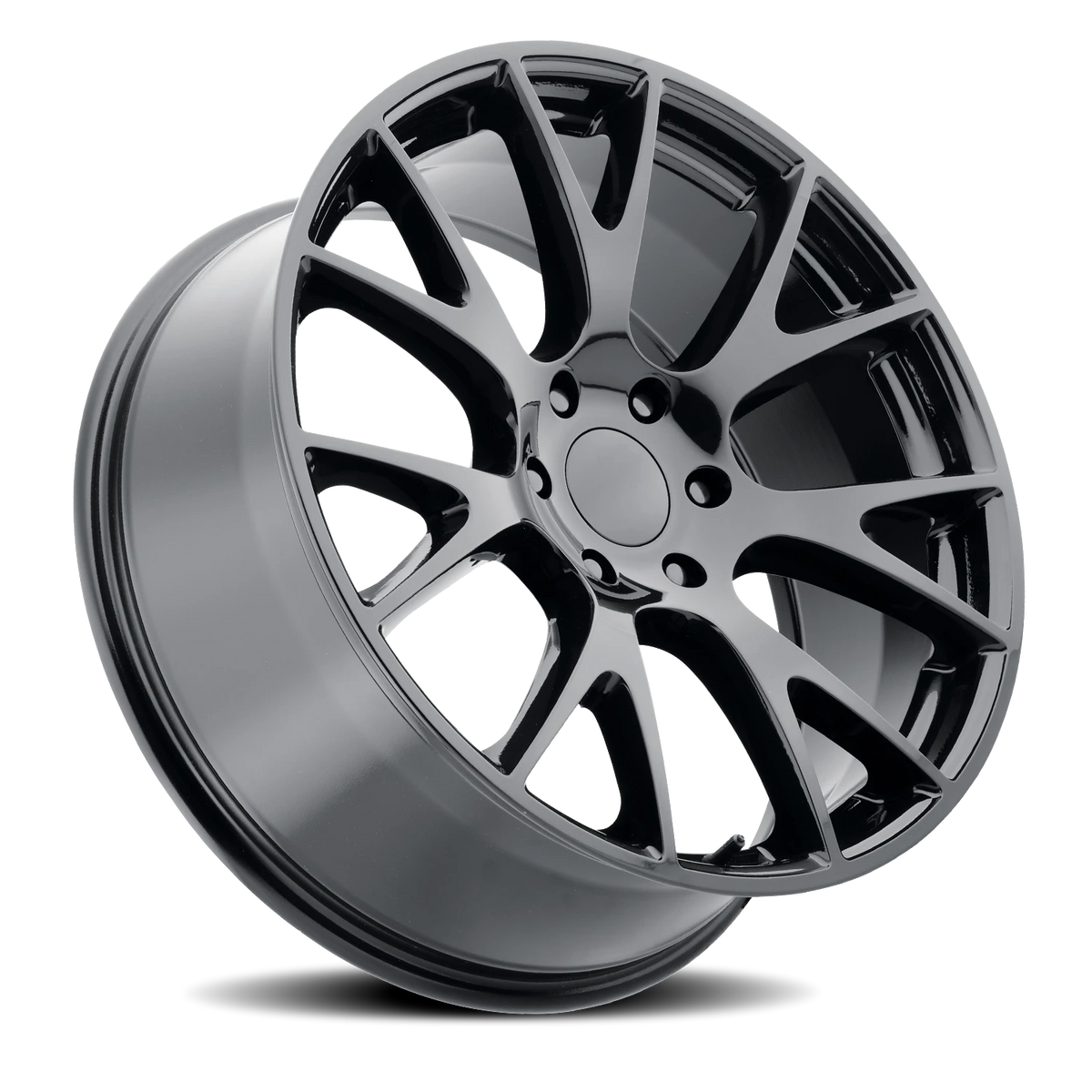 Replica Alloys Hellcat 20x9 +18 5x139.7mm 78.3mm Gloss Black