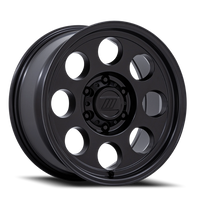 Pro Comp Heritage PA201 17x9" 5x127mm 71.5mm CB -12mm Matte Black