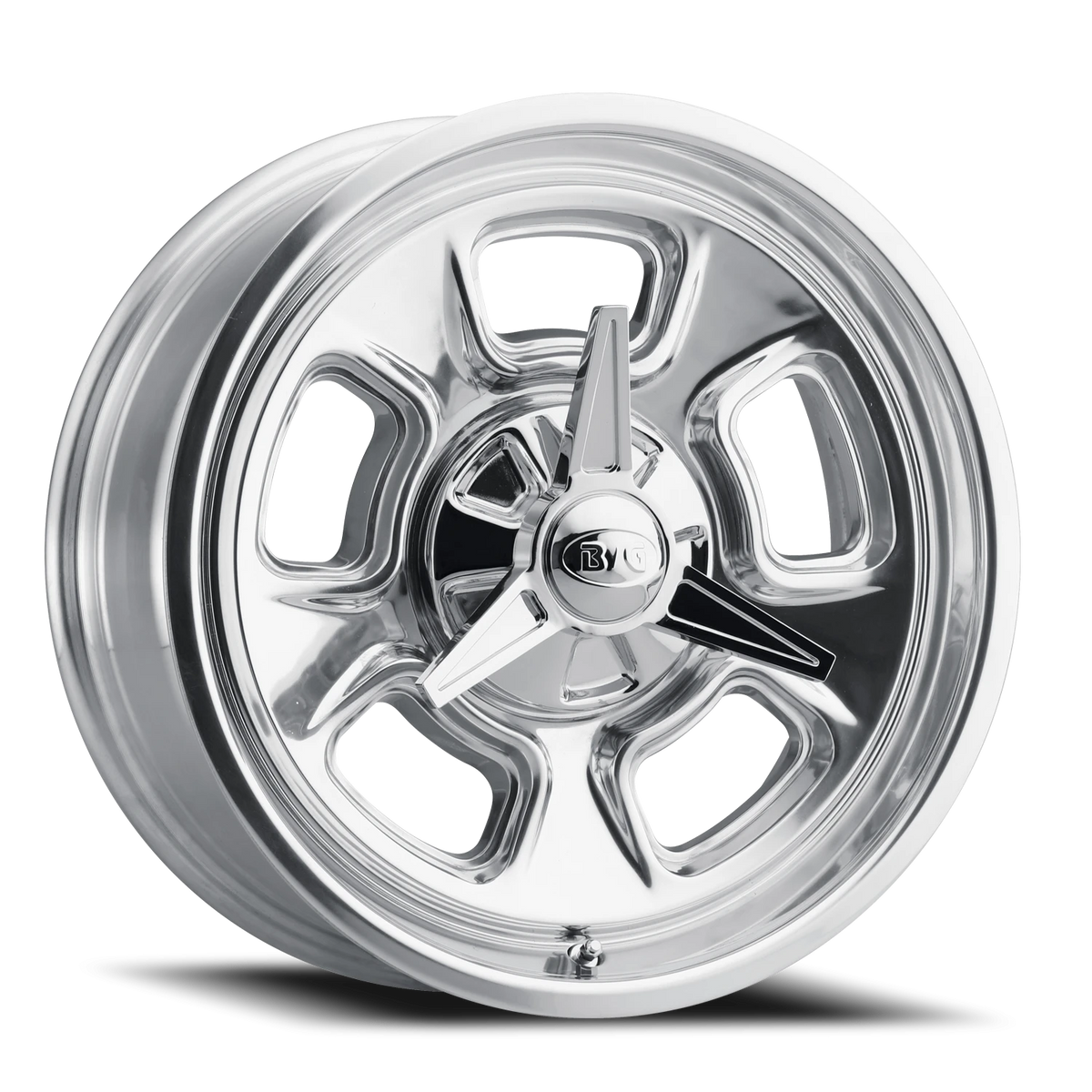 BG Rod Works High Boy 15x8 +0 5x114.5mm 78.1mm Polished Full Polished