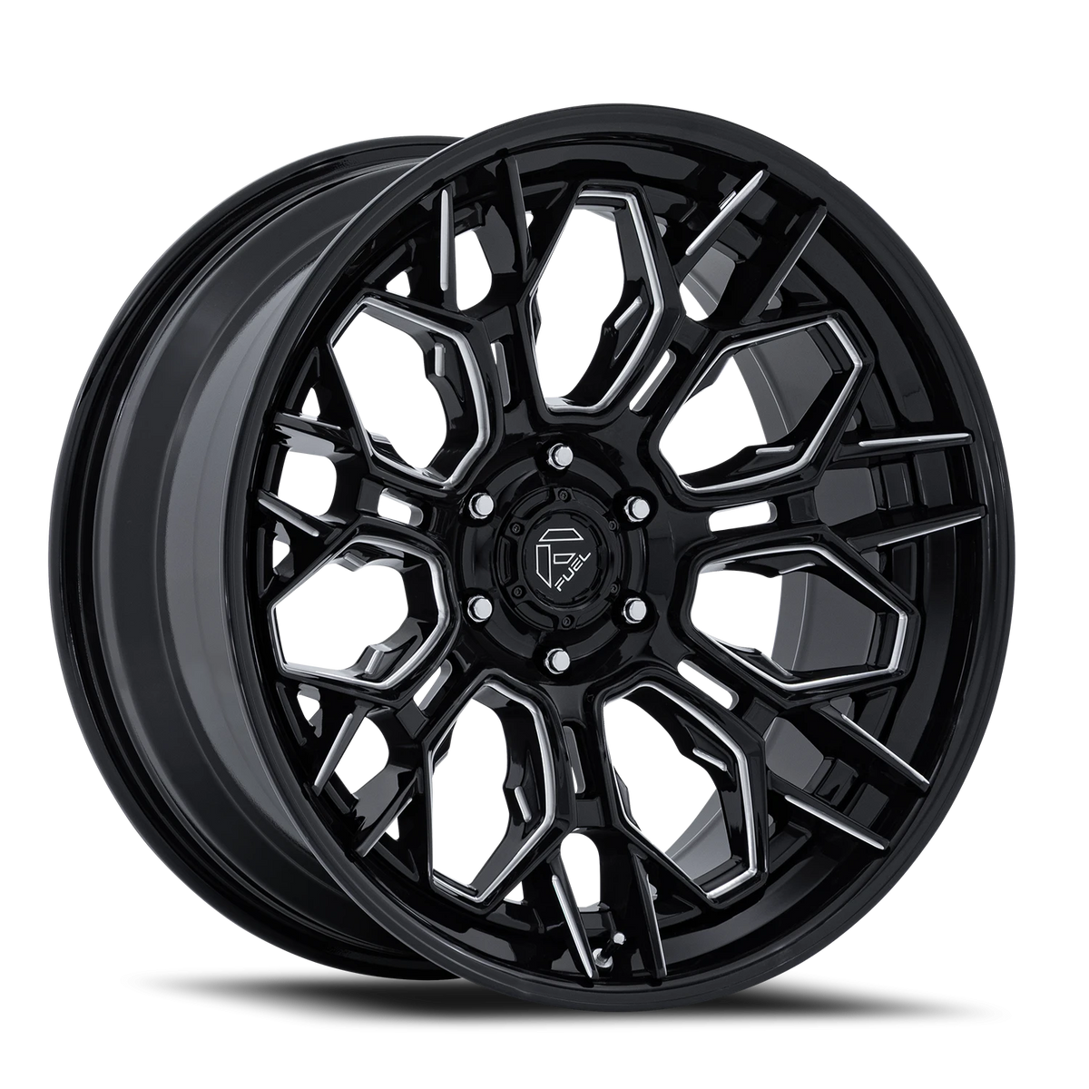 Fuel Hive 20x10 -18 6x139.7mm 106.1mm Gloss Black Milled