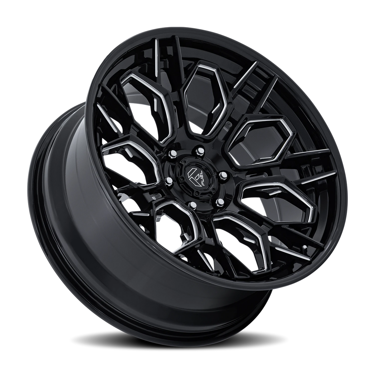 Fuel Hive 20x10 -18 6x139.7mm 106.1mm Gloss Black Milled