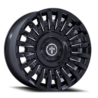 DUB Honcho 24x9" 5x115mm 74.1mm CB +15mm Gloss Black Milled