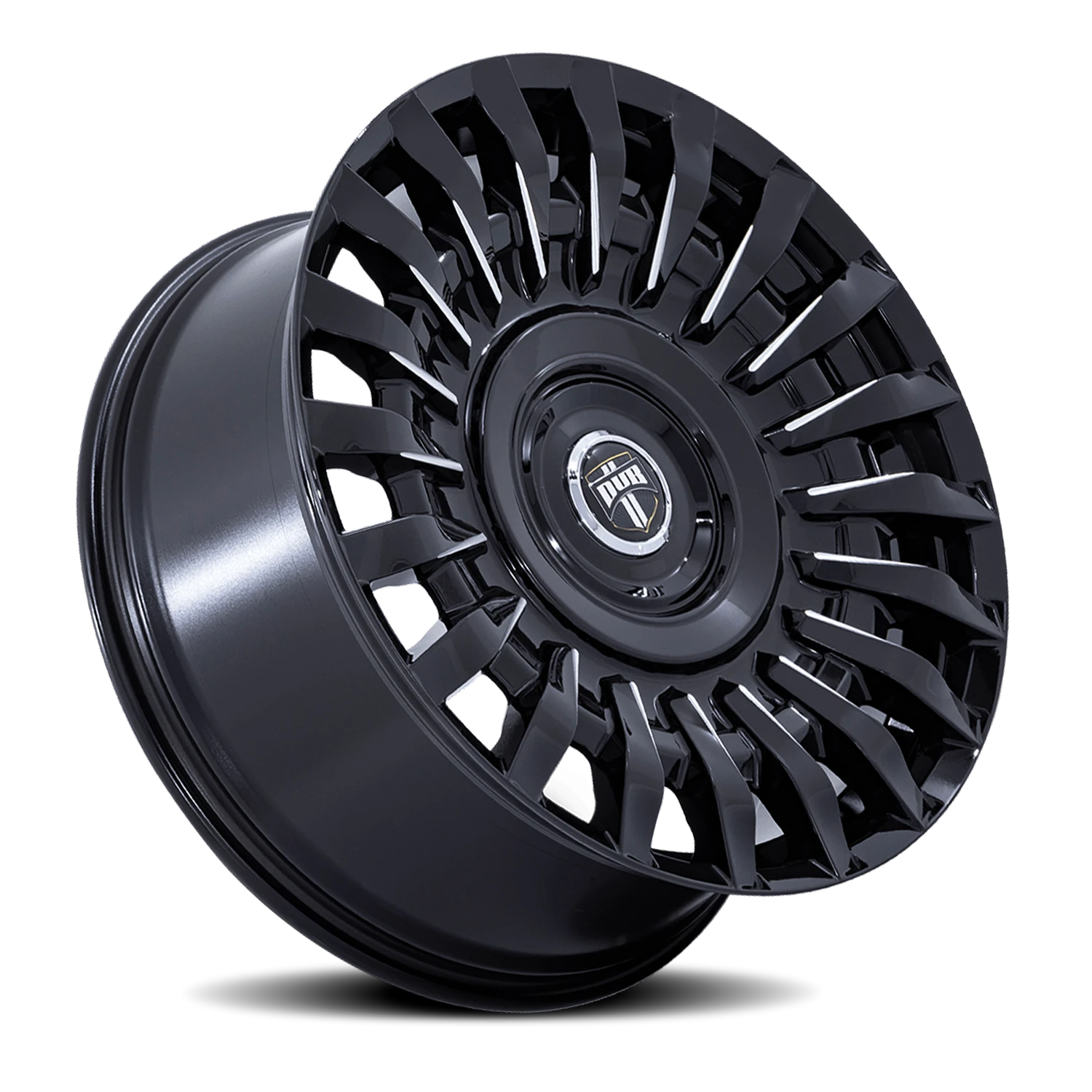 DUB Honcho 24x9" 5x115mm 74.1mm CB +38mm Gloss Black Milled