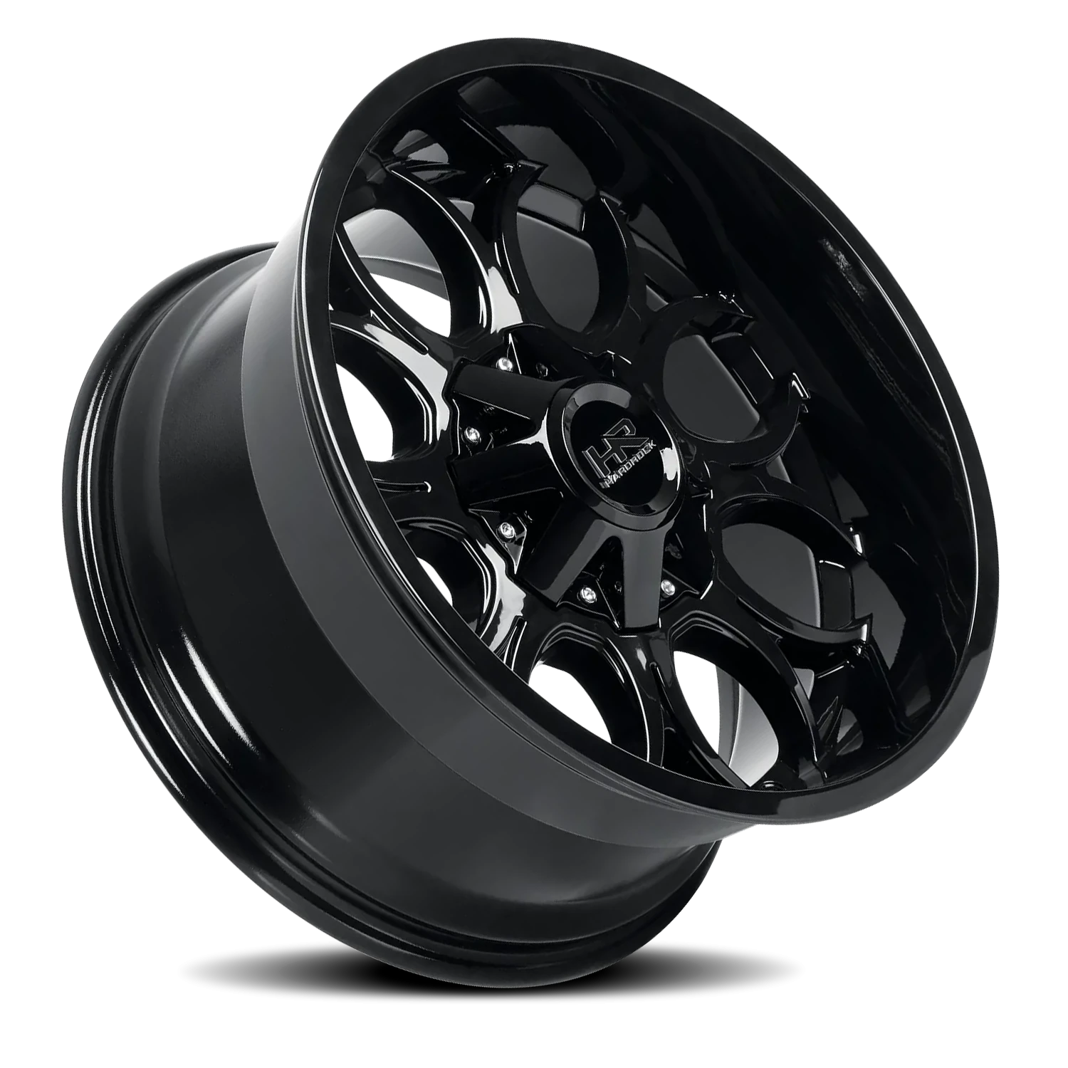 Hardrock Offroad Horseshoe H713 22x10" 5x150mm 150mm CB -25mm Gloss Black