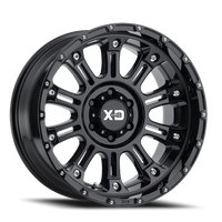 XD Series Hoss II 20x9" 6x135mm 87.1mm CB -12mm Gloss Black