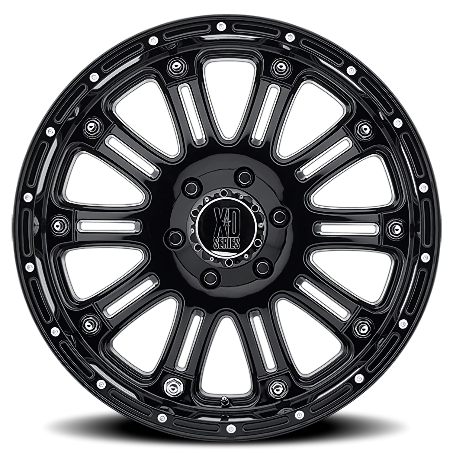 XD Series Hoss II 20x9" 6x135mm 87.1mm CB -12mm Gloss Black