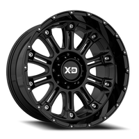 XD Series Hoss II 20x9" 8x165.1mm 125.5mm CB +18mm Gloss Black