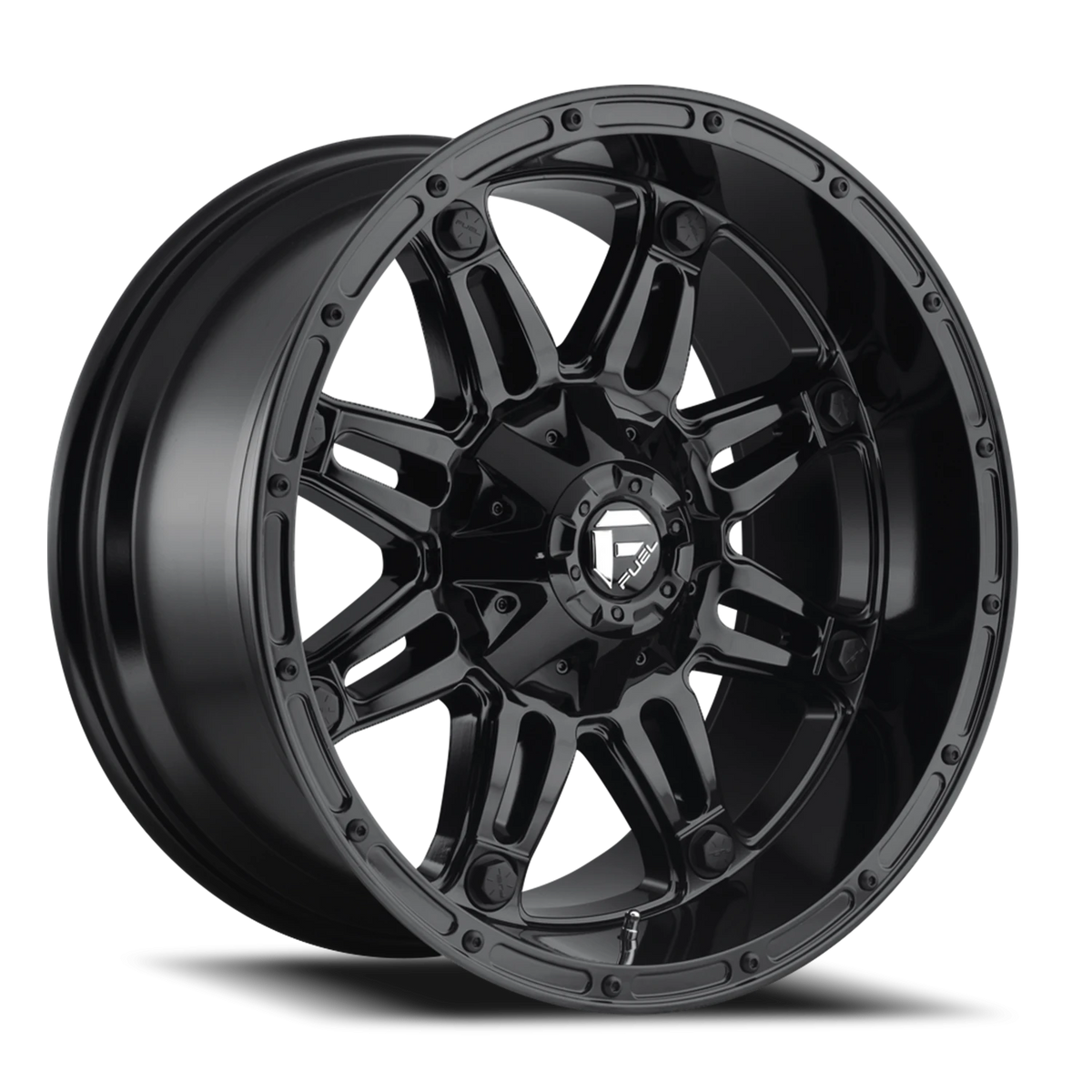 Fuel Hostage 17x9 -12 5x114.3mm 78.1mm Gloss Black