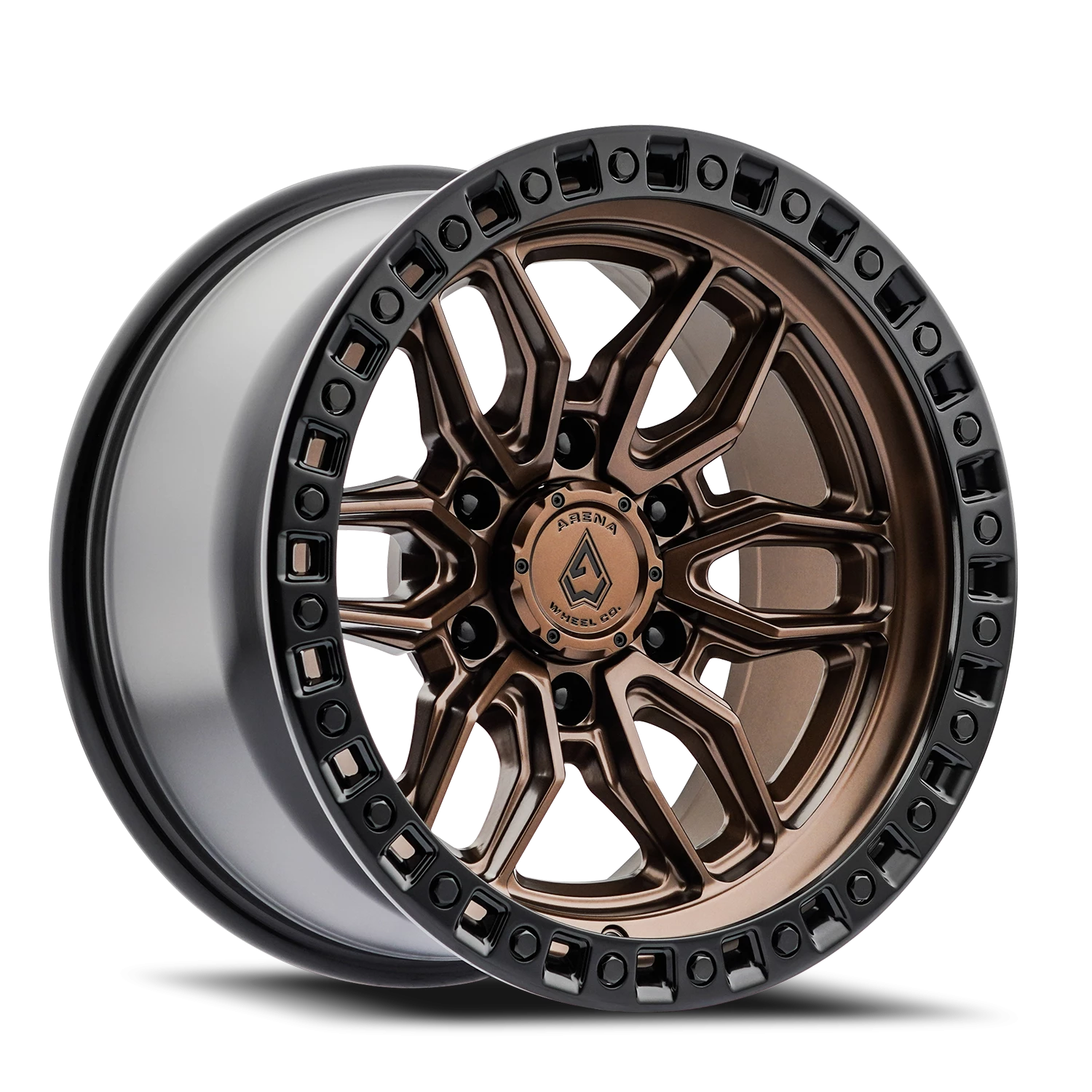Arena Hustle 17x9" 5x127mm 71.5mm CB 0mm Smoked Bronze Satin Black Lip