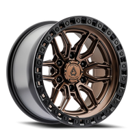 Arena Hustle 17x9" 5x127mm 71.5mm CB 0mm Smoked Bronze Satin Black Lip