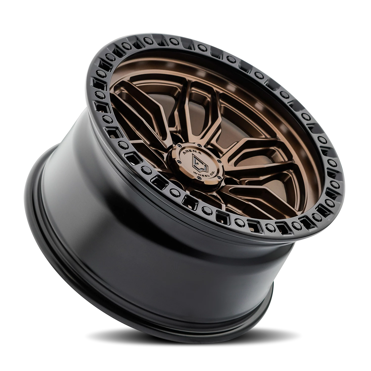 Arena Hustle 17x9" 5x127mm 71.5mm CB 0mm Smoked Bronze Satin Black Lip