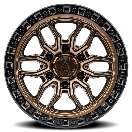 Arena Hustle 18x9" 6x139.7mm 106.1mm CB +1mm Smoked Bronze Satin Black Lip