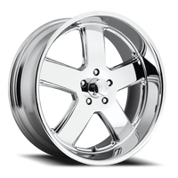 US Mags Hustler 22x9" 5x127mm 78.1mm CB +1mm Chrome