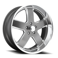 US Mags Hustler 20x8" 5x127mm 78.1mm CB +1mm Matte Gunmetal