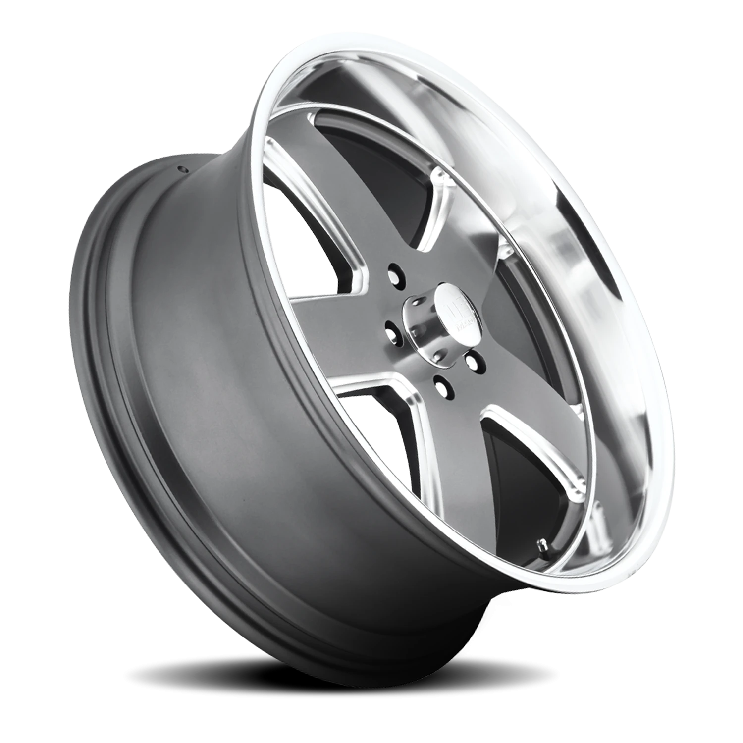 US Mags Hustler 20x9.5" 5x127mm 78.1mm CB +1mm Matte Gunmetal