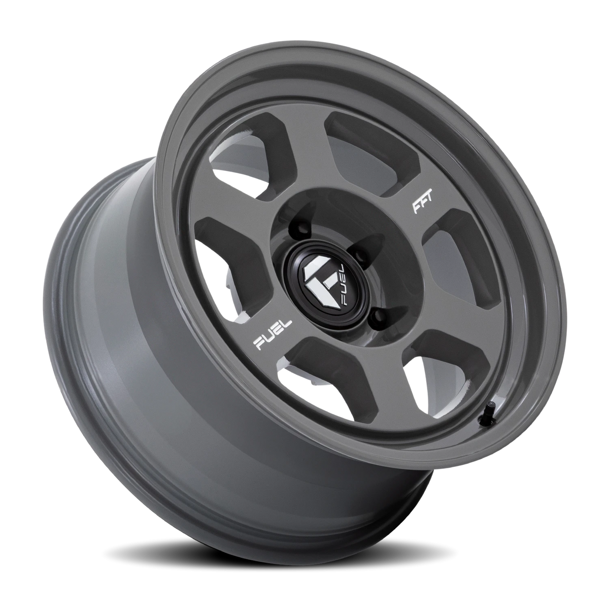 Fuel Hype 17x8.5 +10 6x135mm 87.1mm Battleship Gray