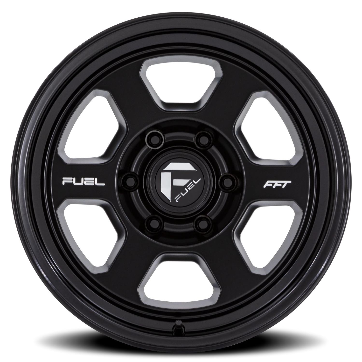 Fuel Hype 17x8.5" 6x139.7mm 106.1mm CB -10mm Matte Black