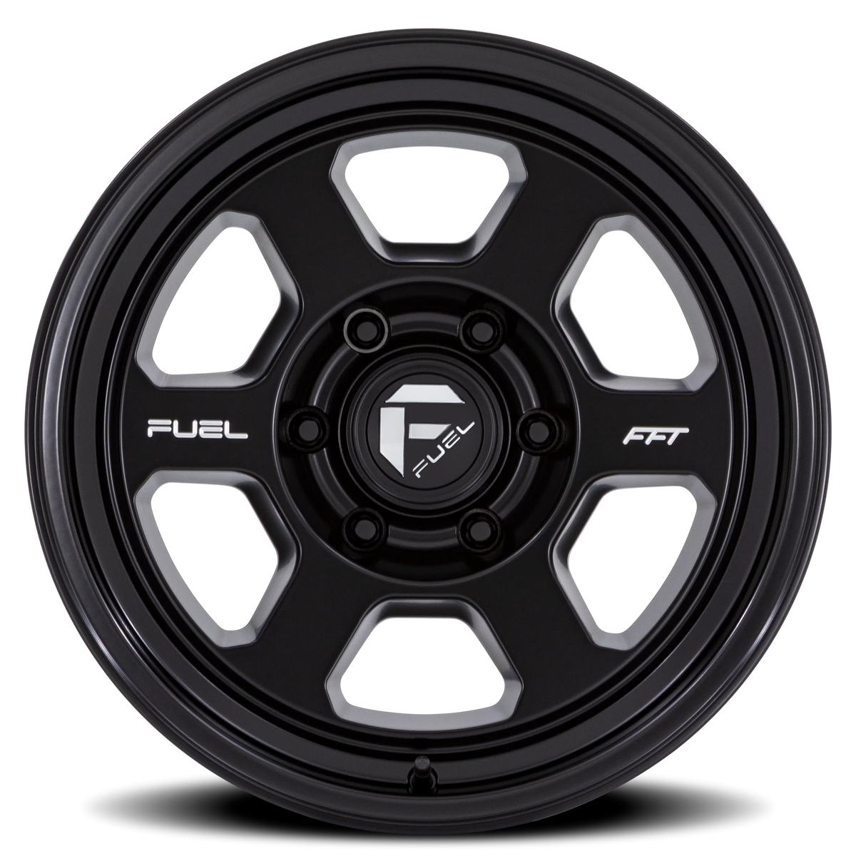Fuel Hype 17x8.5 -10 6x135mm 87.1mm Matte Black