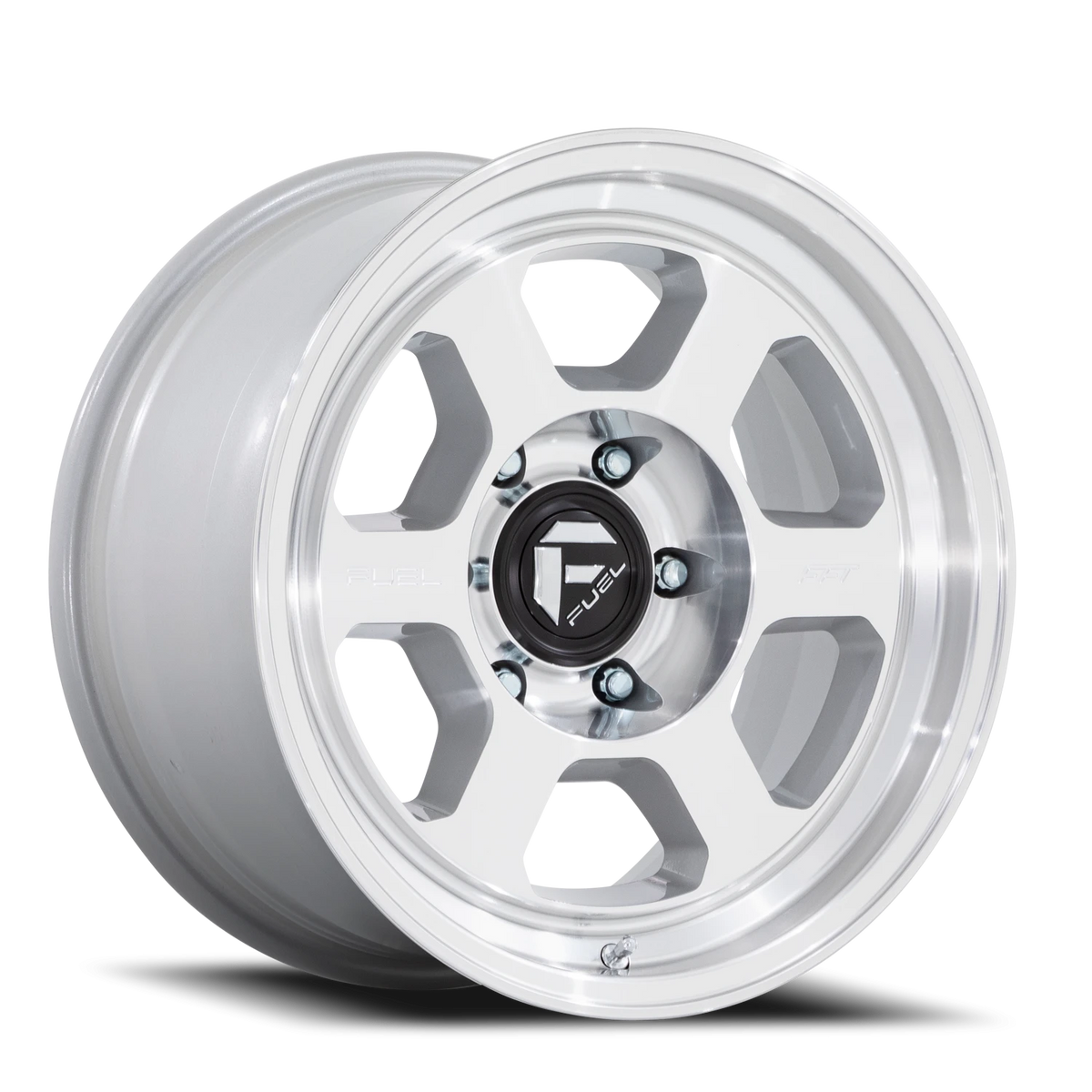 Fuel Hype 18x8.5 +10 5x150mm 110.1mm Machined Silver