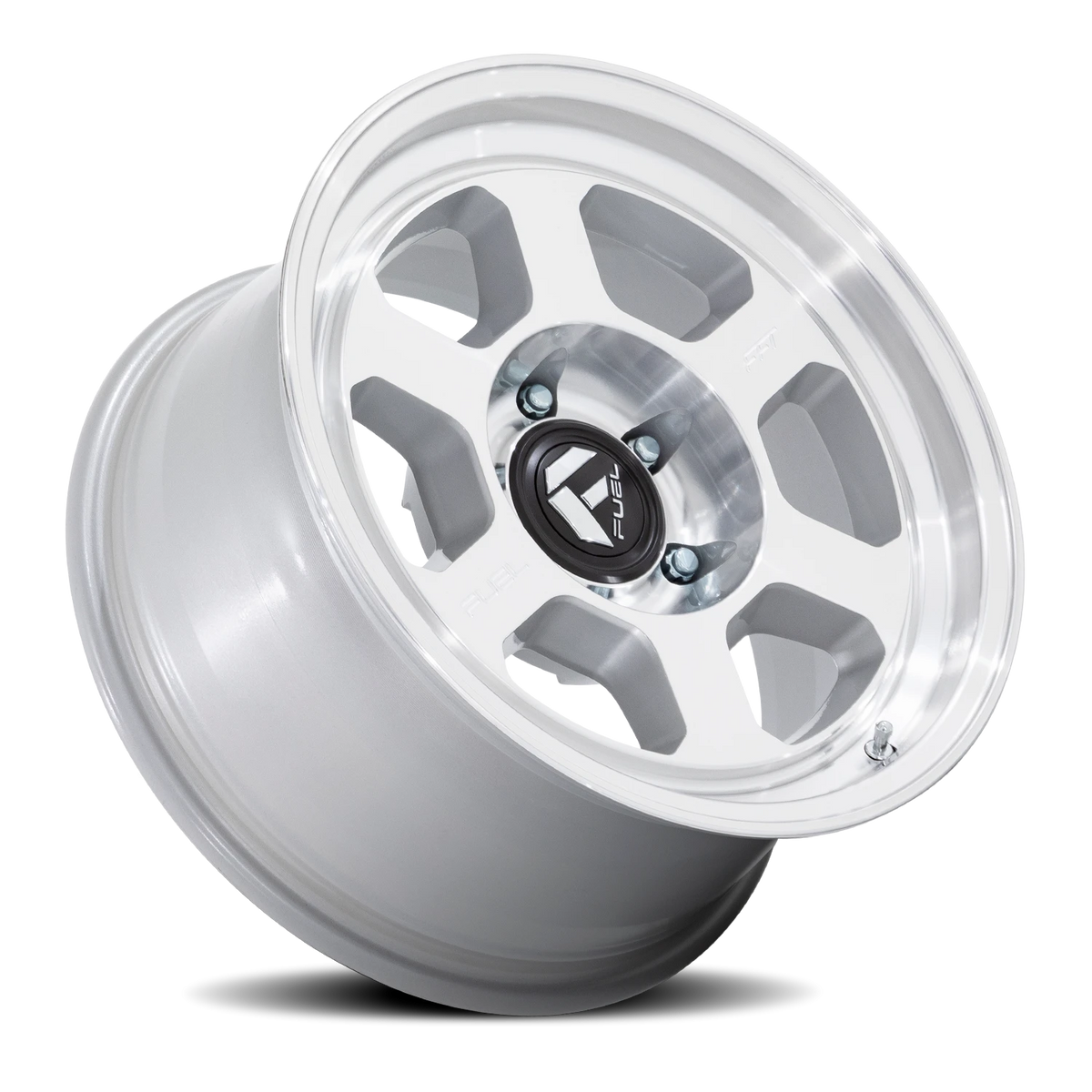 Fuel Hype 17x8.5 -10 5x127mm 71.5mm Machined Silver