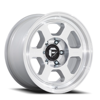 Fuel Hype 18x8.5" 6x139.7mm 106.1mm CB -10mm Machined Silver