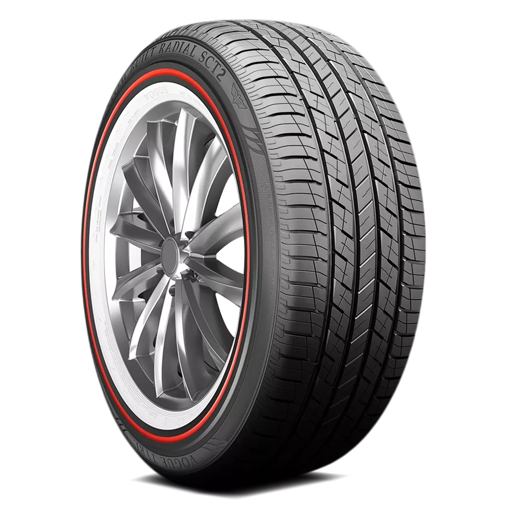 Vogue 285/45R22 XL Custom Built Radial SCT2 Red Stripe Tires