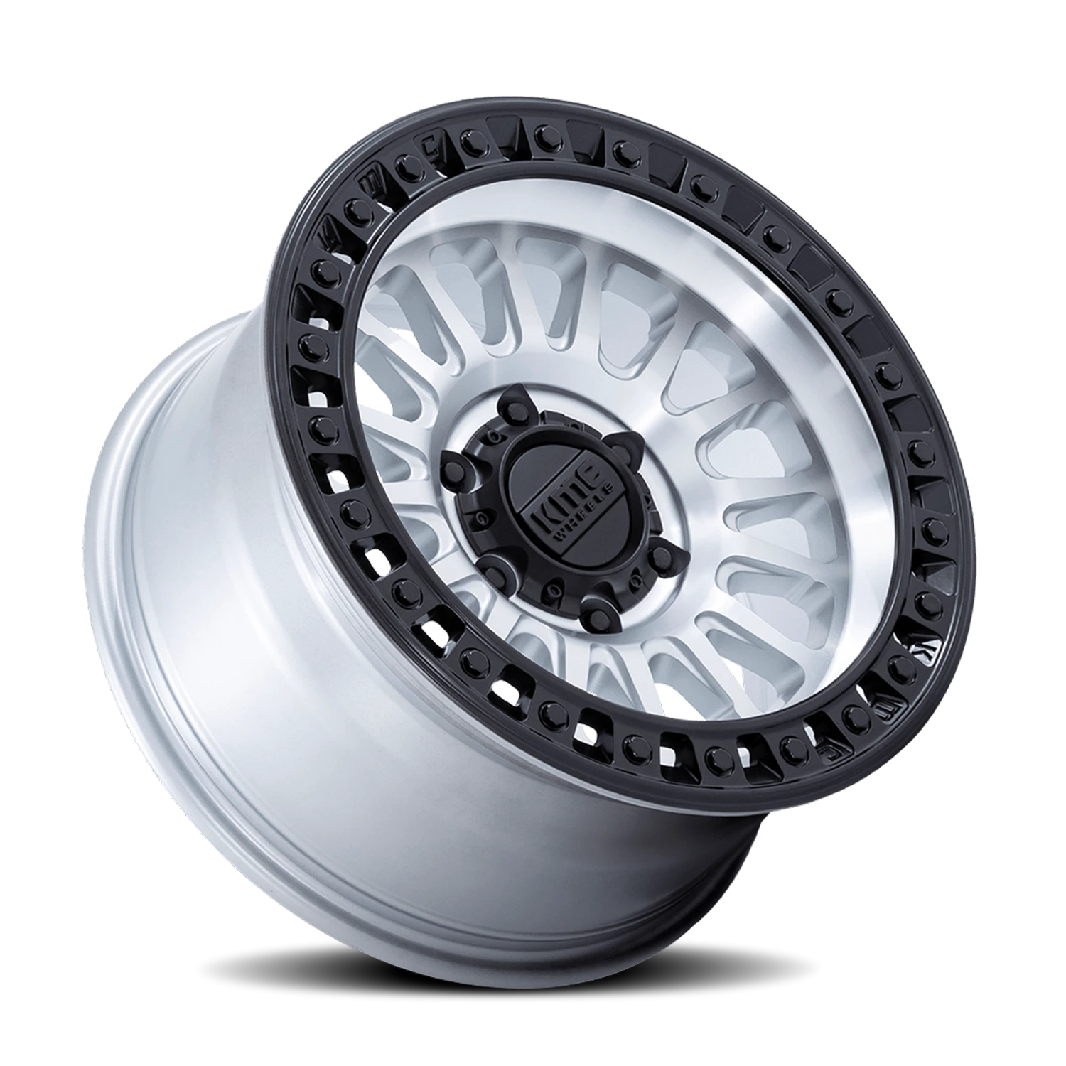 KMC IMS KM552 DB 18x9 +18 5x127mm 71.5mm Machined Matte Black Lip
