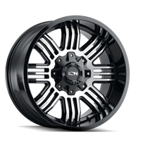 Ion 144 Satin Black Machined 20x9 6x135/6x139.7 18mm 106mm